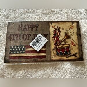Patriotic 4th of July Wall Art NWT (T13)